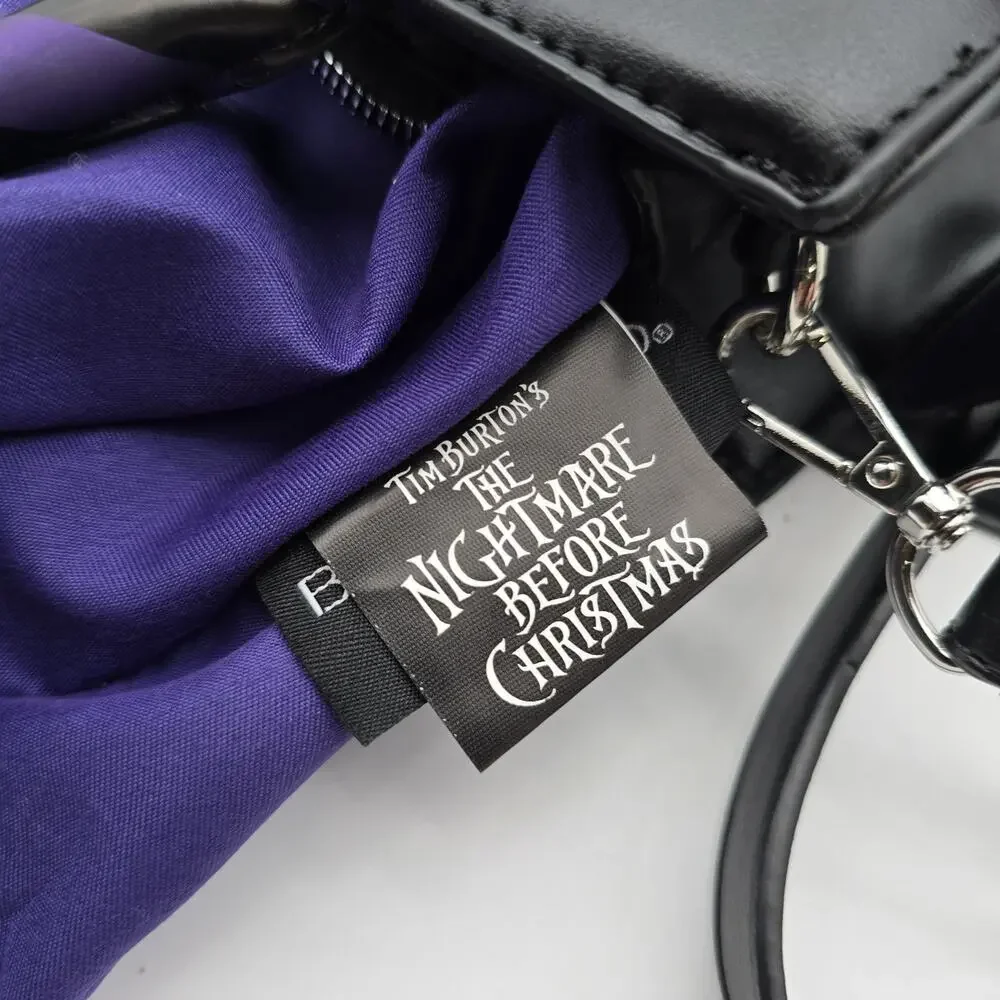 The Nightmare Before Christmas Black Crossbody Bag Skellington Burton Bioword